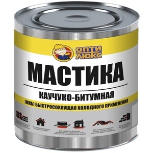 Мастика каучуко-битумная Optilux 1,8 кг — купить в Петровиче в Санкт ...