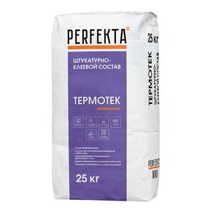 Штукатурно-клеевая смесь для теплоизоляции Perfekta Термотек 25 кг ...