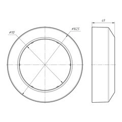 Розетка Ани пласт d110 мм пластиковая для фановой трубы - фото 4
