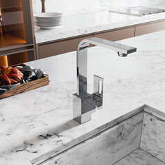 Смеситель для кухни WasserKraft Alme хром с высоким изливом однорычажный (1507) - фото 3