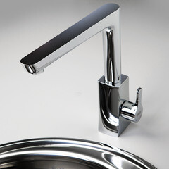 Смеситель для кухни WasserKraft Berkel хром с высоким изливом однорычажный (4807) - фото 2