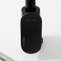 Смеситель для кухни WasserKraft Elbe черный с высоким изливом однорычажный (A7407) - фото 3