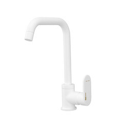 Изображение товара Смеситель для кухни WasserKraft Mindel белый с высоким изливом однорычажный (8507)