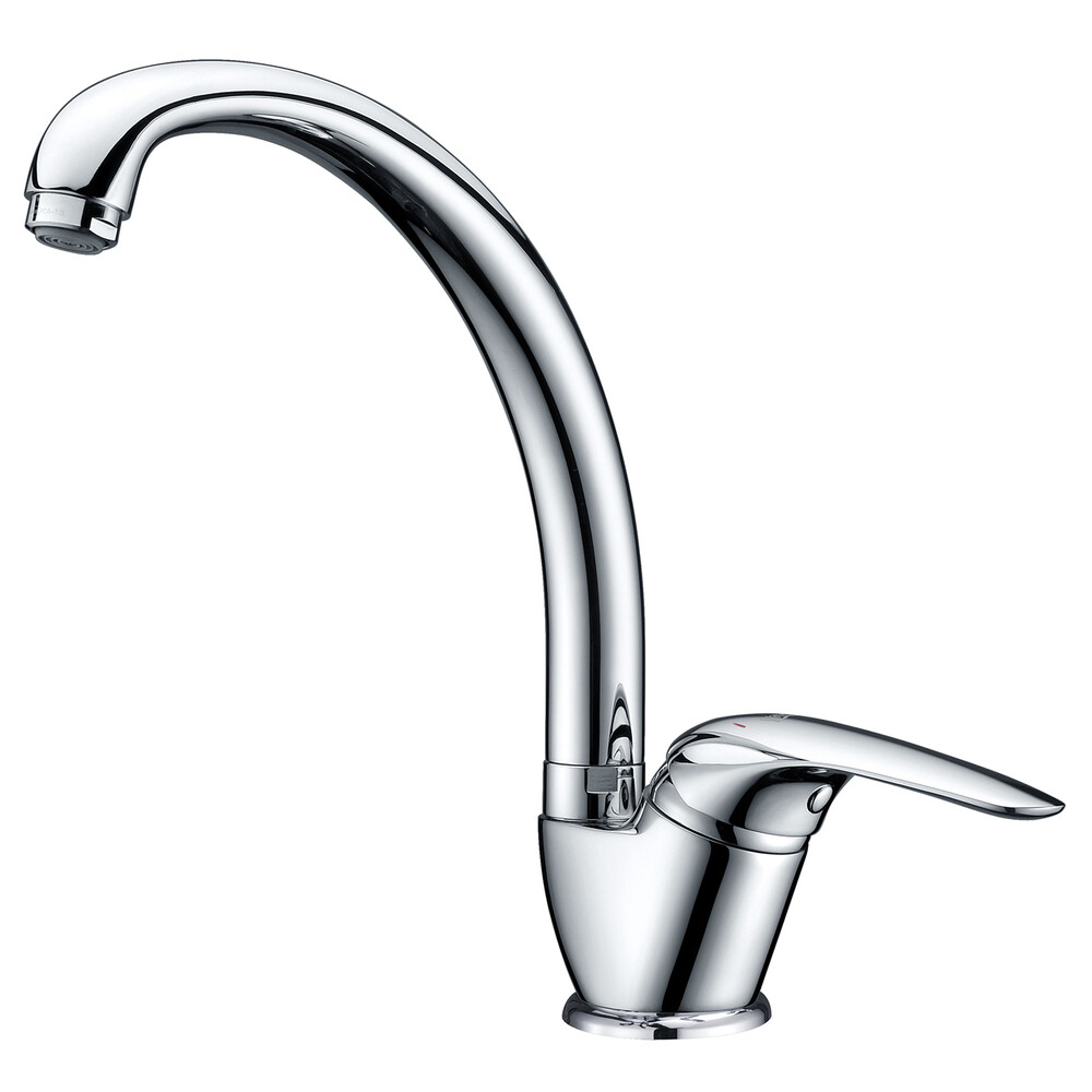 Изображение товара Смеситель для кухни WasserKraft Rossel хром с высоким изливом однорычажный