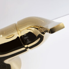 Смеситель для кухни WasserKraft Sauer золото с высоким изливом однорычажный (7107) - фото 4