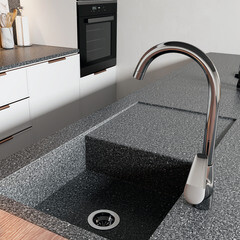 Смеситель для кухни WasserKraft Vils хром с высоким изливом однорычажный (5607) - фото 3