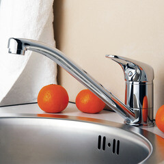 Смеситель для кухни и раковины WasserKraft хром однорычажный (6307) - фото 2