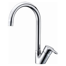 Смеситель для кухни WasserKraft Ruhr хром с высоким изливом однорычажный (24407)