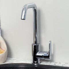 Смеситель для кухни WasserKraft Alz хром с высоким изливом однорычажный (28807) - фото 4