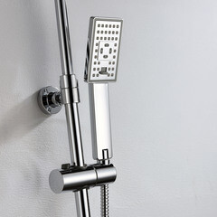 Душевая система WasserKraft с верхним душем с лейкой с изливом хром (A17701) - фото 6