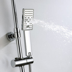 Душевая система WasserKraft с верхним душем с лейкой с изливом хром (A17701) - фото 5