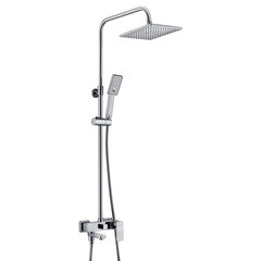 Душевая система WasserKraft с верхним душем с лейкой с изливом хром (A17701) - фото 1