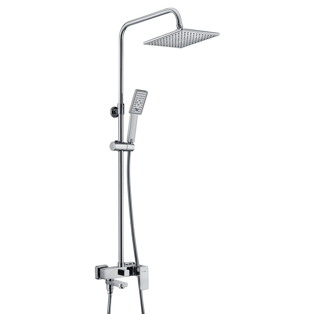 Изображение товара Душевая система WasserKraft с верхним душем с лейкой с изливом хром (A17701)