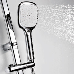 Душевой комплект WasserKraft с верхним душем с лейкой хром (A042) - фото 3