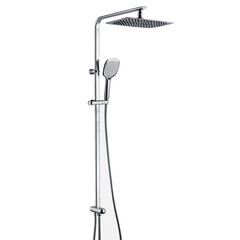 Душевой комплект WasserKraft с верхним душем с лейкой хром (A042) - фото 1