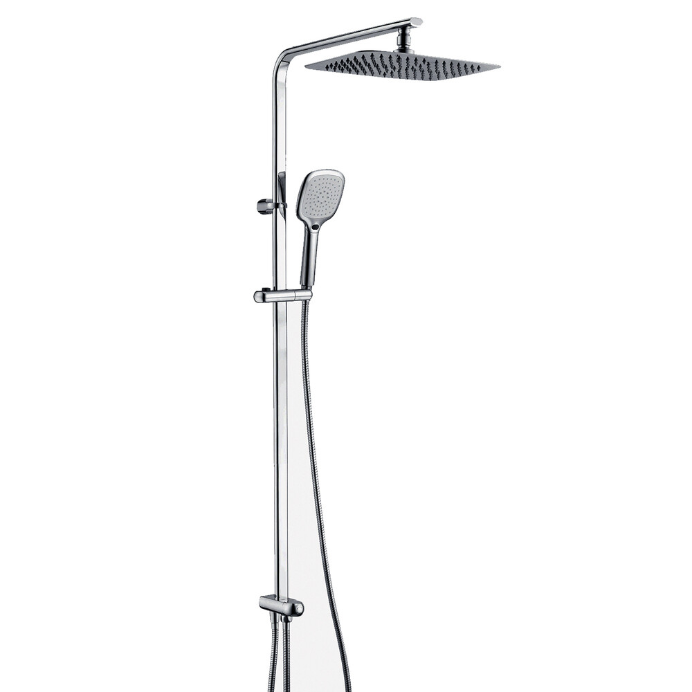 Душевой комплект WasserKraft с верхним душем с лейкой хром (A042)