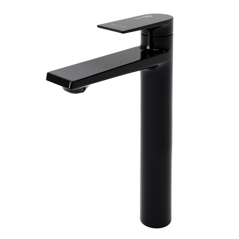 Смеситель для раковины высокий WasserKraft Glan однорычажный черный (6603H)