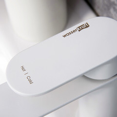 Смеситель для раковины высокий WasserKraft Mindel однорычажный белый (8503H) - фото 4