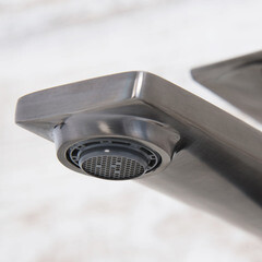 Смеситель для раковины высокий WasserKraft Wiese однорычажный графит (8403H) - фото 2