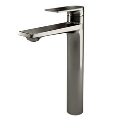 Смеситель для раковины высокий WasserKraft Wiese однорычажный графит (8403H)