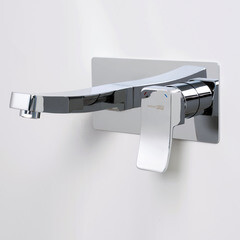 Смеситель для раковины встраиваемый WasserKraft Aller однорычажный со скрытой частью в комплекте хром (10630) - фото 2