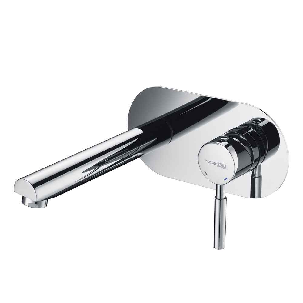 Изображение товара [Смеситель] WasserKraft Main 4100 Однорычажный встроенный хром-никелевое покрытие 202 мм излив