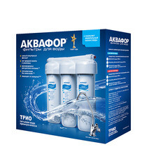 Фильтр для воды Аквафор Трио Норма умягчающий трехступенчатый - фото 2