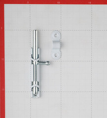 Шпингалет 120 мм белый - фото 2