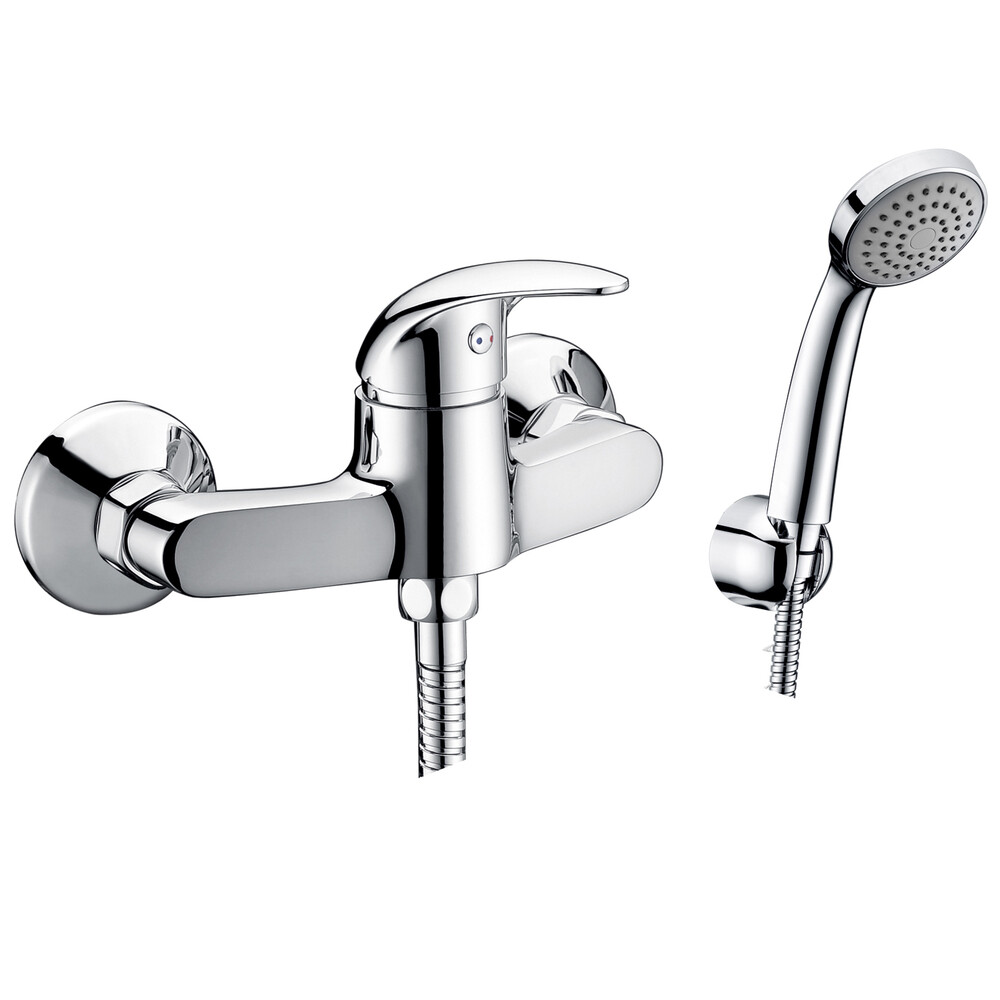 Изображение товара Смеситель для душа без излива WasserKraft Isen хром с лейкой однорычажный (2602)