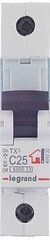 Автоматический выключатель модульный Legrand TX3 1P 25А тип C 6 кА 230/400 В (404030) - фото 1