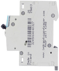 Автоматический выключатель модульный Legrand TX3 1P 40А тип C 6 кА 230/400 В (404032) - фото 2