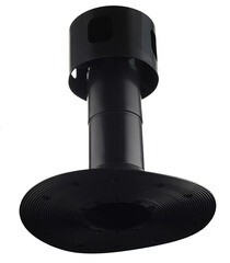 Аэратор точечный Поливент Премиум Ultra-110 d110 мм для плоской кровли черный - фото 2