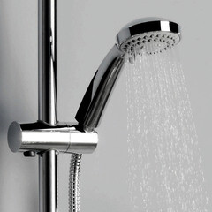 Душевая система WasserKraft с верхним душем с лейкой с изливом хром (A13302) - фото 5