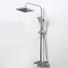 Душевая система WasserKraft с верхним душем с лейкой с термостатом хром (A15502) - фото 8