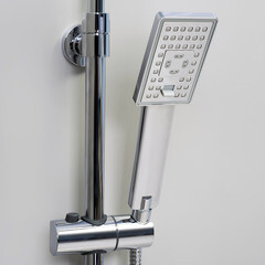 Душевая система WasserKraft с верхним душем с лейкой с термостатом хром (A15502) - фото 5