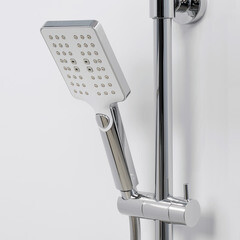 Душевая система WasserKraft Aller 1060White с верхним душем с лейкой с изливом хром (A11301) - фото 3