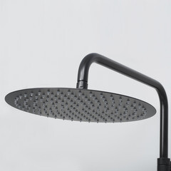 Душевая система WasserKraft Elbe 7400 с верхним душем с лейкой с изливом черная (A28801) - фото 2