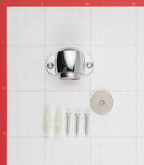 Упор дверной магнитный Palladium Стопор 02 - М CP хром - фото 3