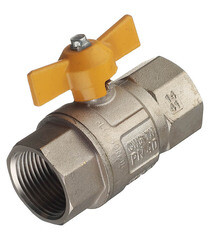 Изображение товара Кран шаровой газовый Tiemme 1 ВР(г) х 1 ВР(г) бабочка