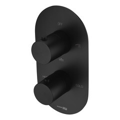 Смеситель термостатический для душа без излива WasserKraft Elbe 7400 с переключателем без лейки (7444)