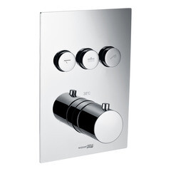 Смеситель термостатический для душа без излива WasserKraft Neime 1900 с переключателем без лейки (1944)