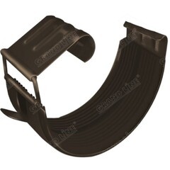 Соединение желоба Grand Line d150/100 мм темно-коричневоеRR 32