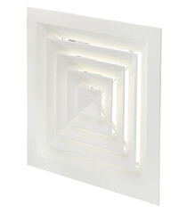 Диффузор потолочный квадратный Era Pro ДП4 450х450 мм - фото 1