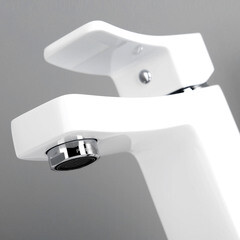 Смеситель для раковины WasserKraft Aller однорычажный белый (1063W) - фото 2