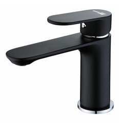 Смеситель для раковины WasserKraft Elbe однорычажный черный (7403)