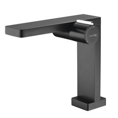 Смеситель для раковины WasserKraft Elbe однорычажный черный (7410) - фото 1