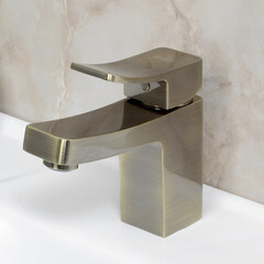 Смеситель для раковины WasserKraft Exter однорычажный бронза (1603)