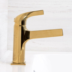 Смеситель для раковины WasserKraft Sauer однорычажный золото (7103) - фото 2