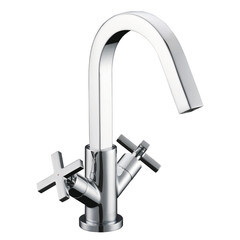 Смеситель для раковины WasserKraft Weser двухвентильный хром (7803) - фото 1