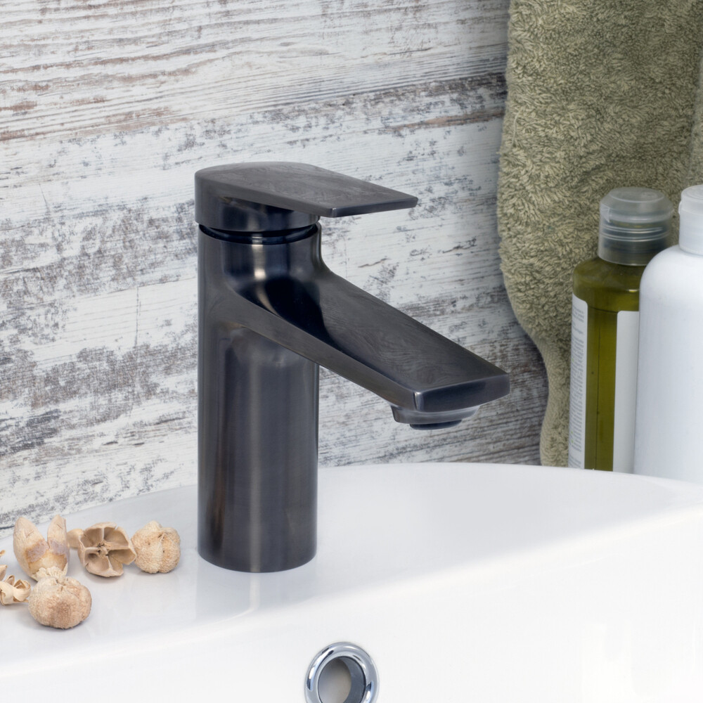 Смеситель для раковины WasserKraft Wiese однорычажный графит (8403)